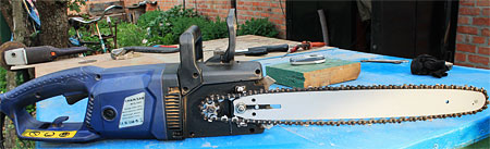 Цепная электропила Chain Saw WCS-2400, 1, АртРадиоЛаб, Белецкий А. И.