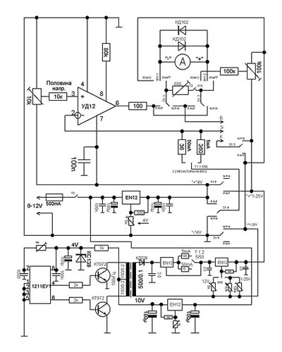Прибор для проверки усиления транзисторов, Белецкий А. И., г. Валки